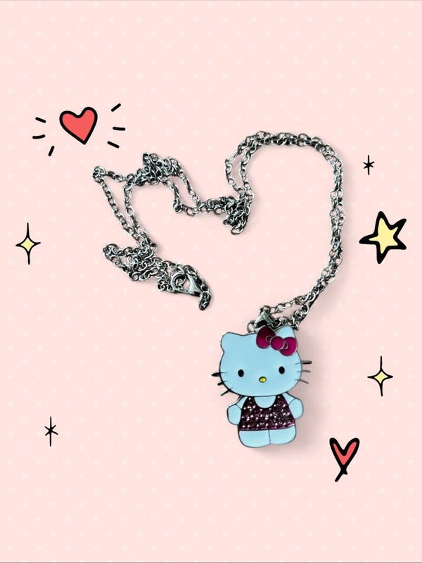 Hello Kitty vedhæng i kæde
