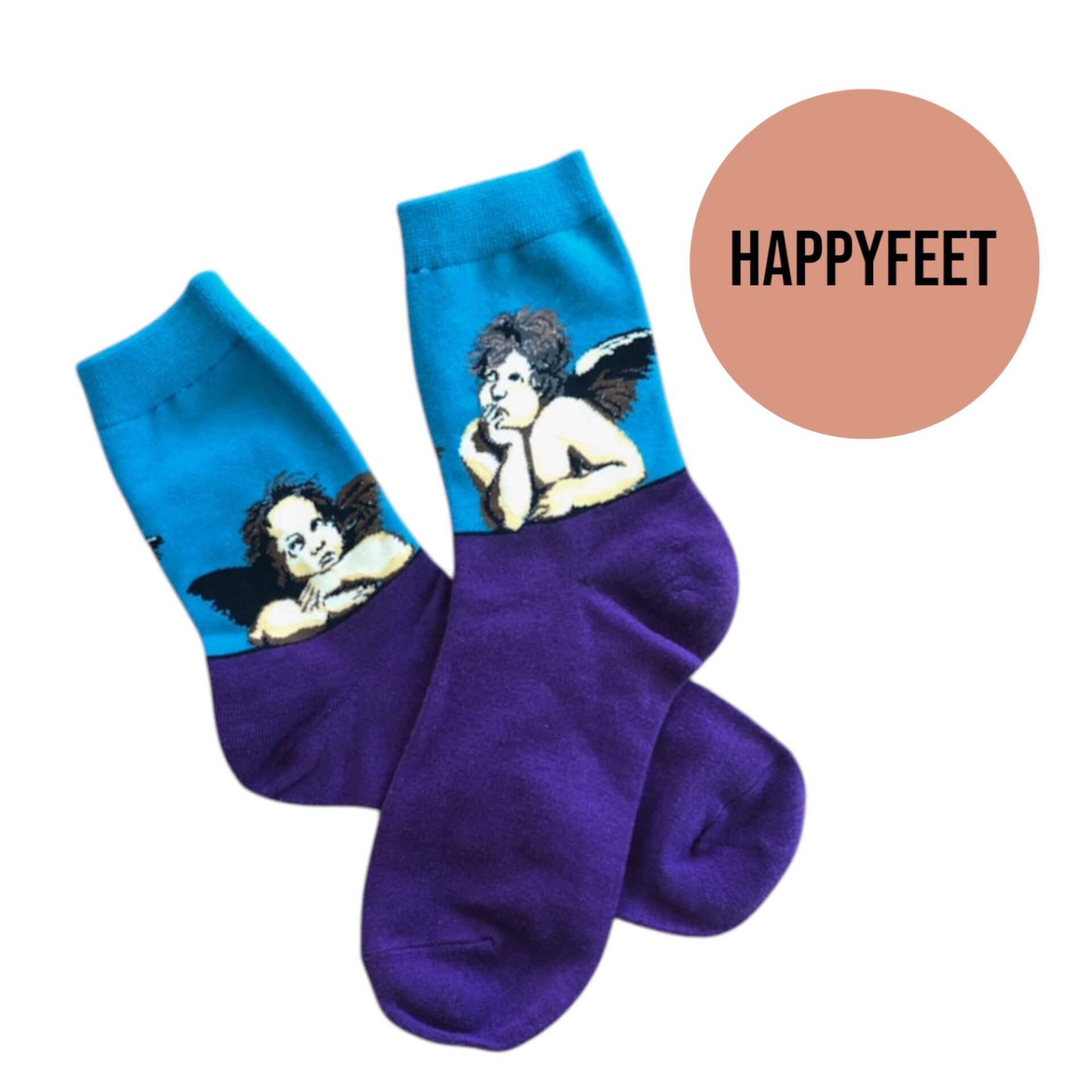 Strømper med engle print