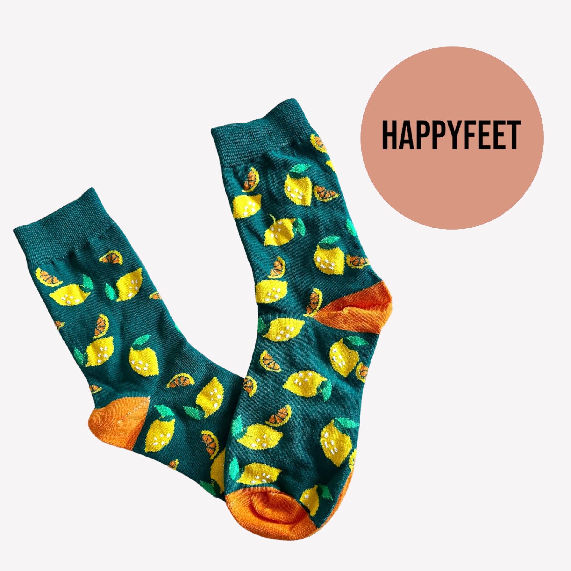 Strømper med citroner