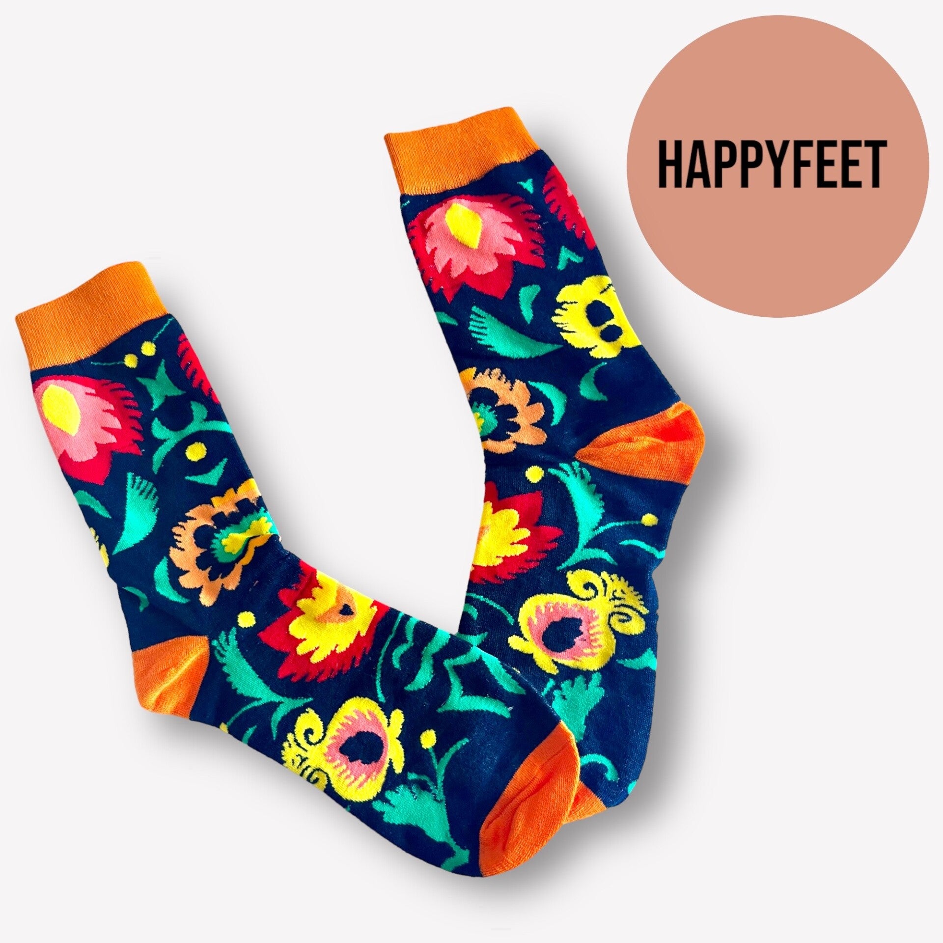 Flower power strømper