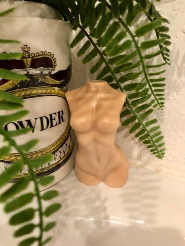 Gylden kvinde torso sæbe