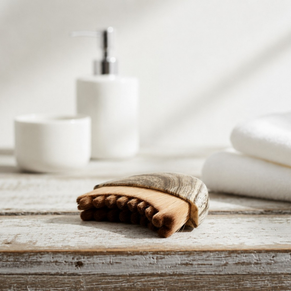 Lymfe Massage Børste - brun