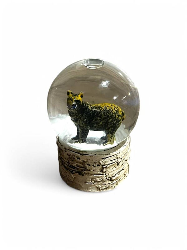 Lille snowglobe med bjørn