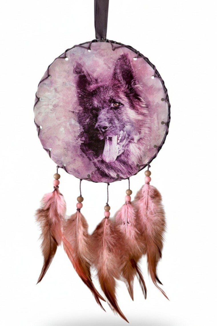 Mandala drømmefanger med hund