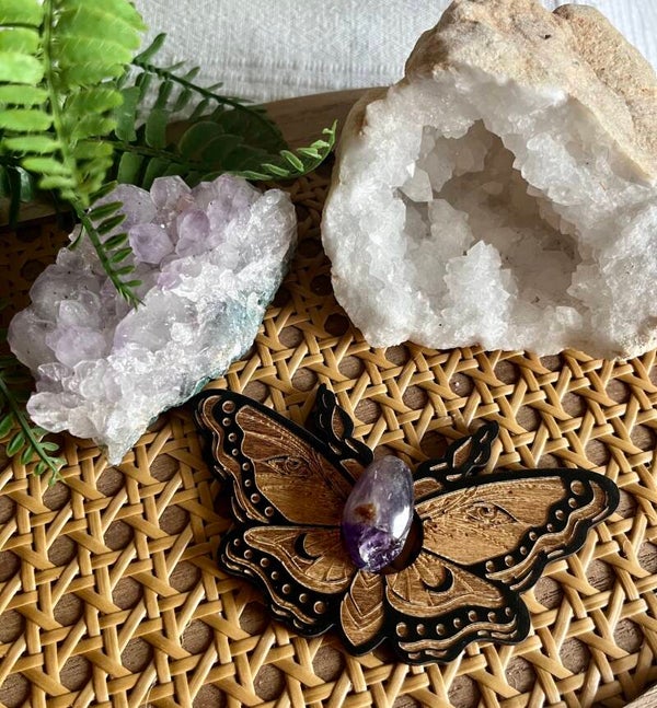 Natsværmer dekoration til sten