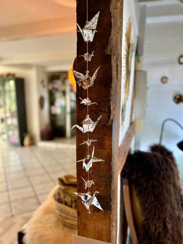 Origami ophæng med traner