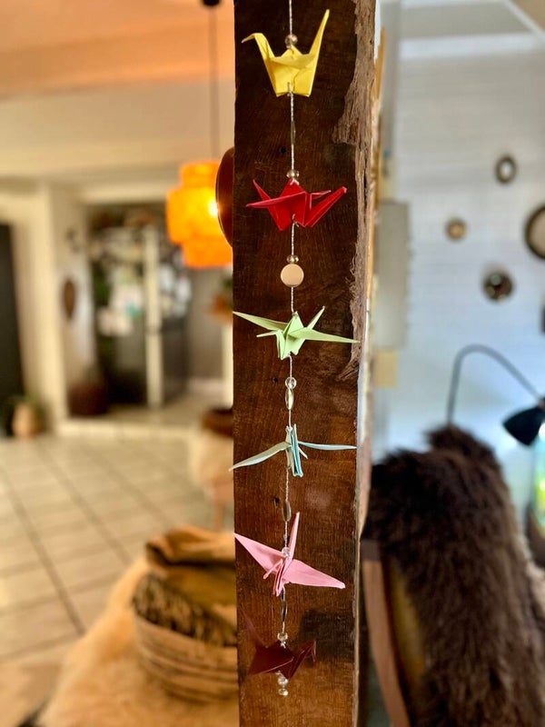 Origami ophæng med traner