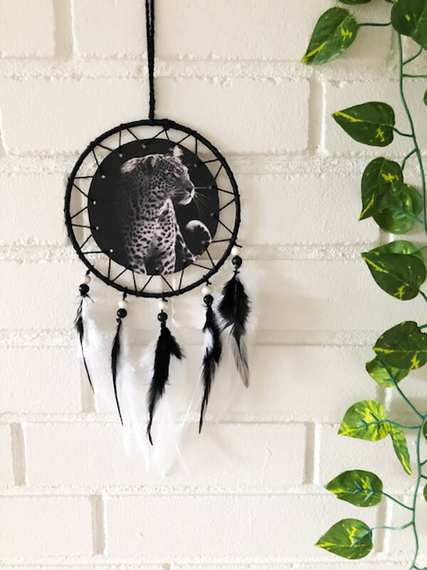 Mandala drømmefanger med gepard