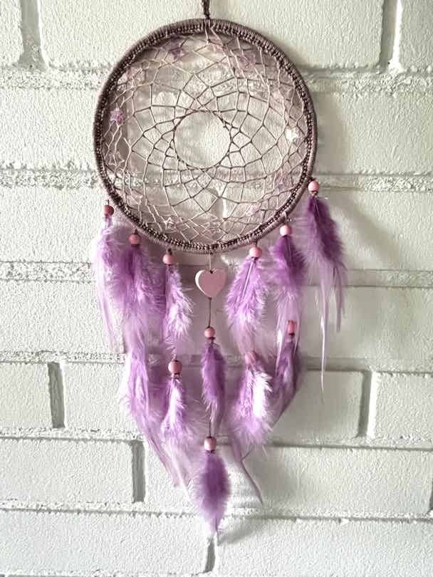 Lilla drømmefanger med hjerte