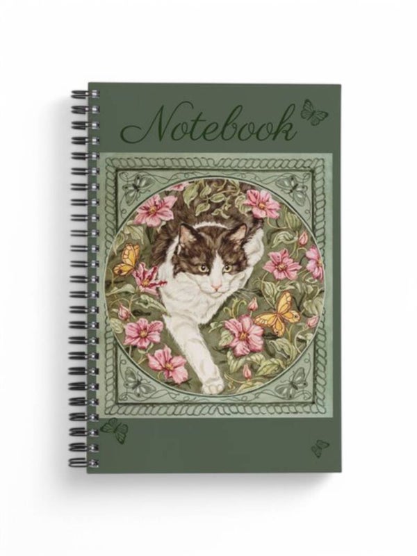 Notesbog med linjeret sider