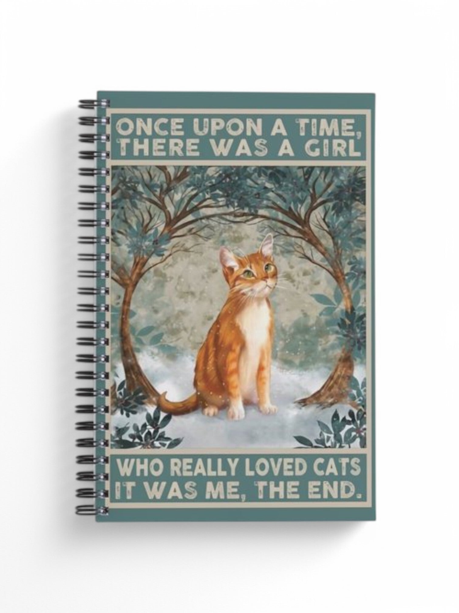 Notesbog med linjeret sider