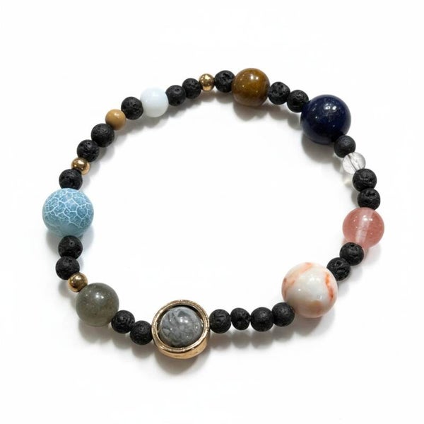 Armbånd med kloderne i solsystemet