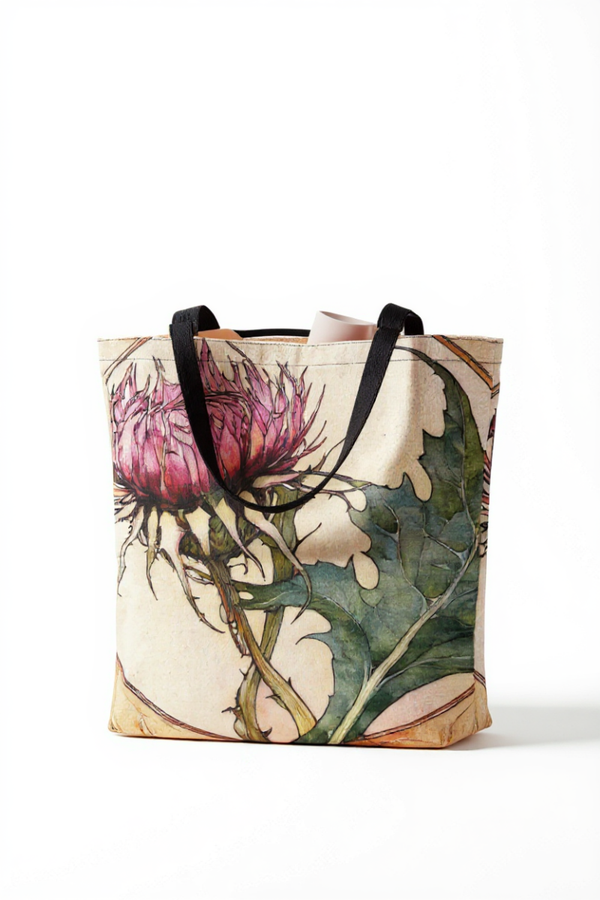 Totebag med tidsel