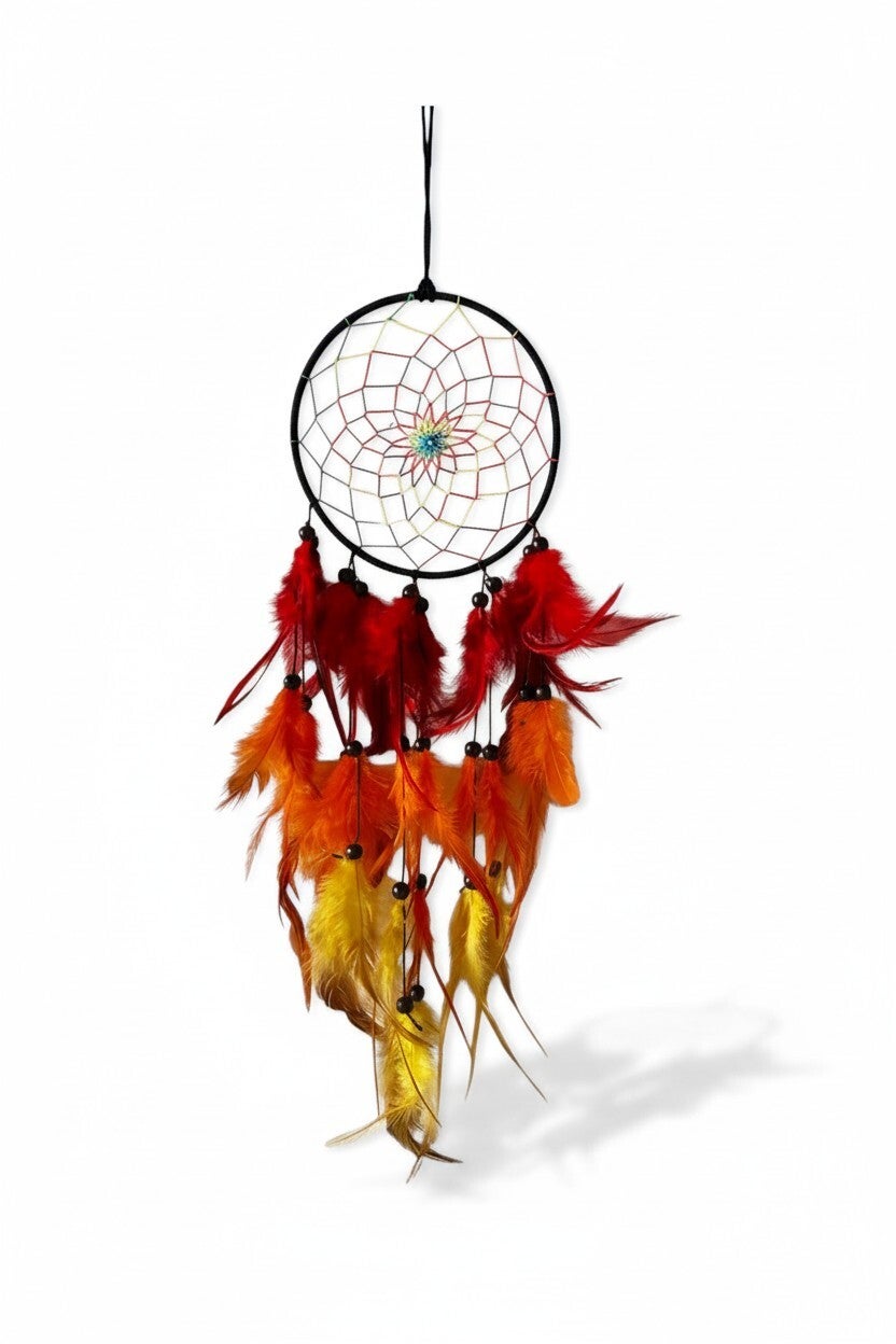 Gul/orange/rød drømmefanger