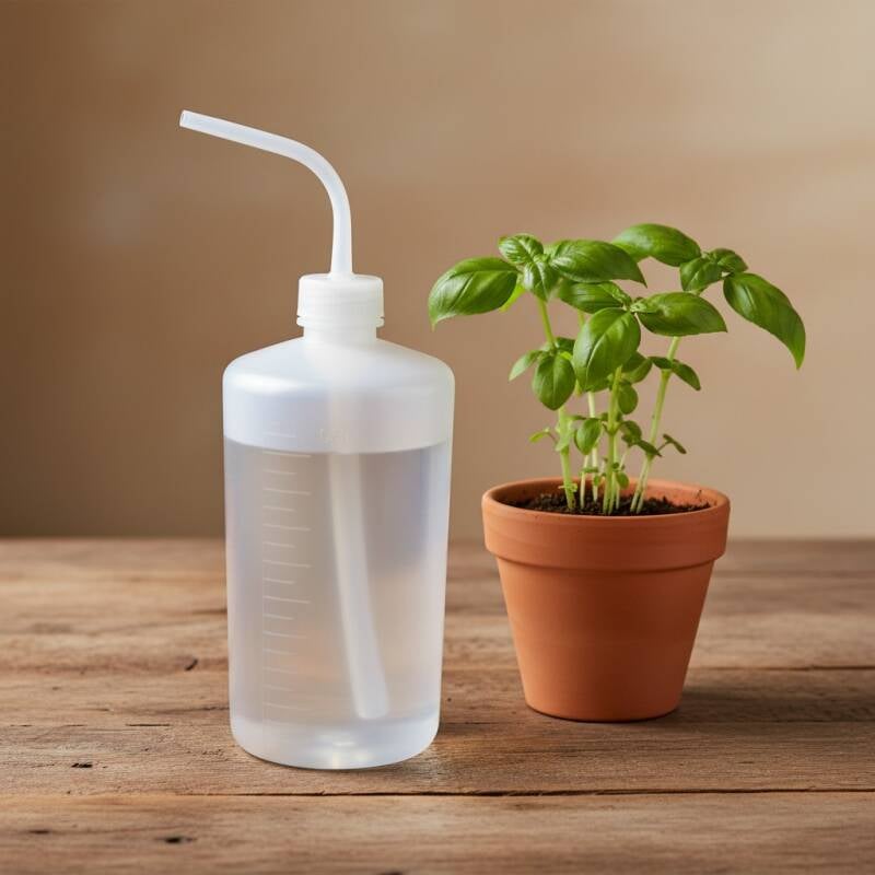Plastikflaske til vanding af små potter - 500 ml