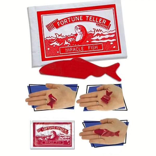 Sjov lille plast fisk der kan "spå"