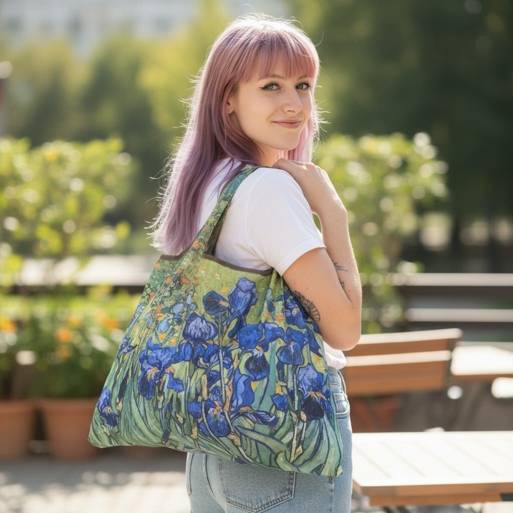 Foldbart net med Van Gogh blå Irish