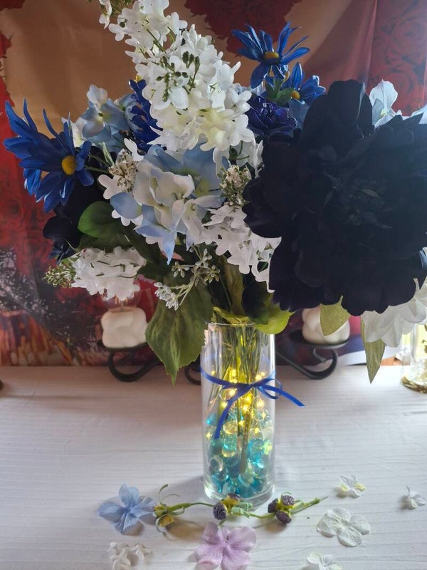 #1 Blue Peony mix arrangement