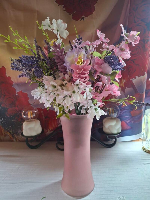 #40 Cherry Blossom & Lavender Sprig Arrangement