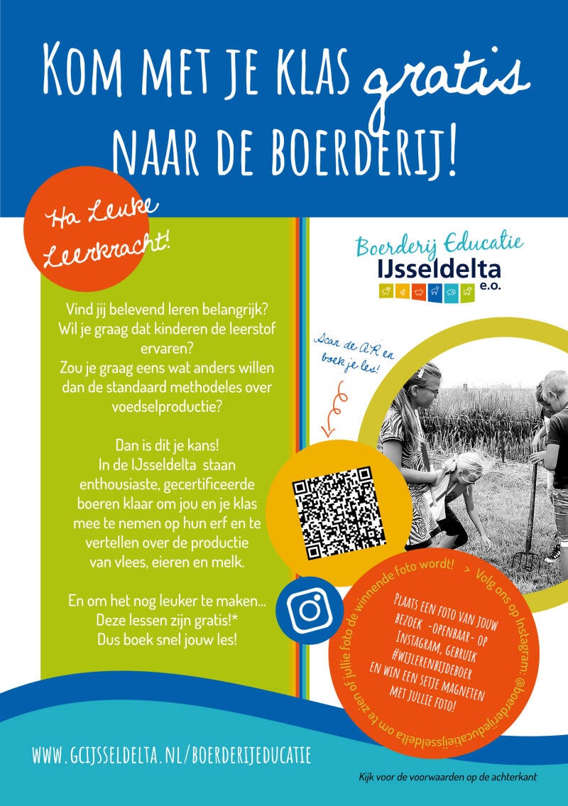 Flyer gratis les op de boerderij 1