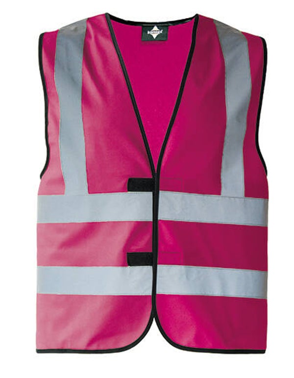 Warnweste Pink
