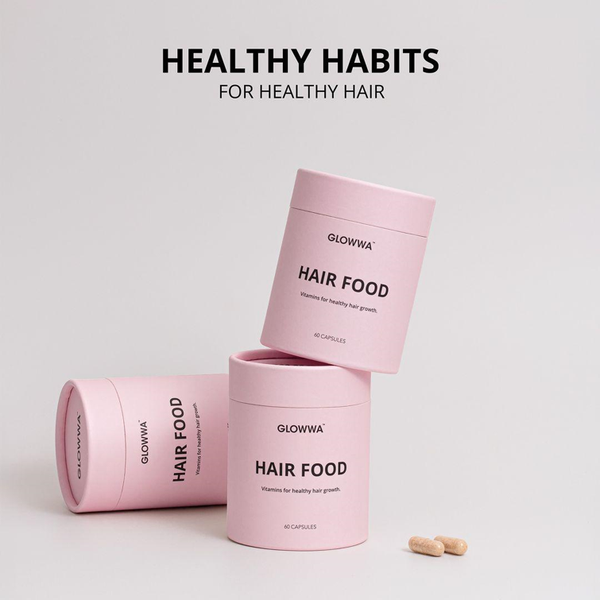 Glowwa hair food 3 x 60 capsulen