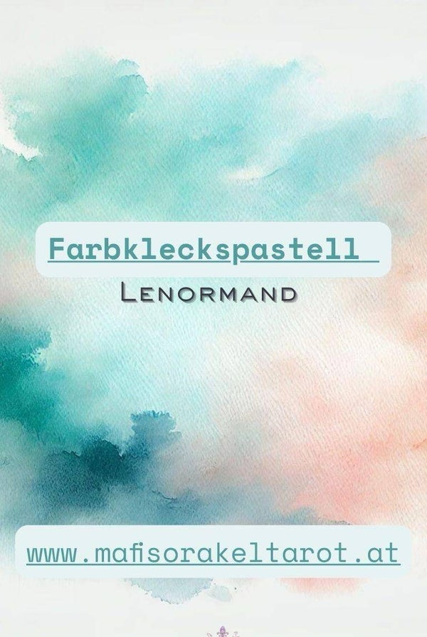 Farbkleckspastell Lenormand