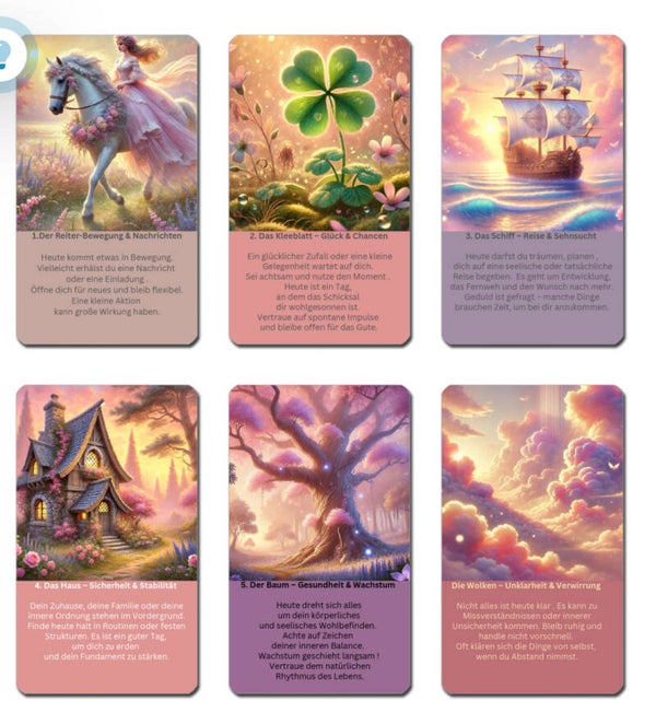 Tagesbotschaften Lenormand