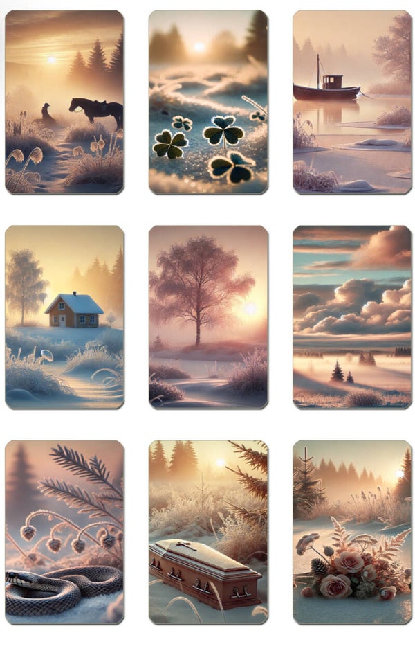 Herz des Winters Lenormand
