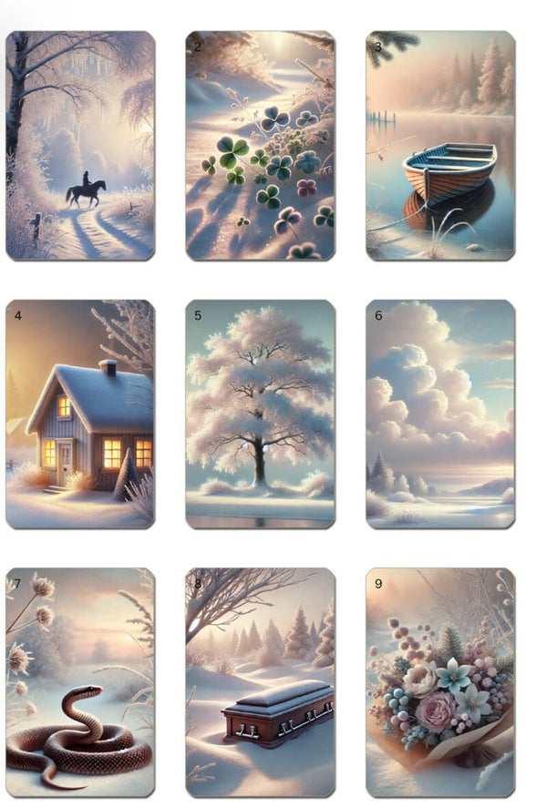 Schneegeflüster Lenormand