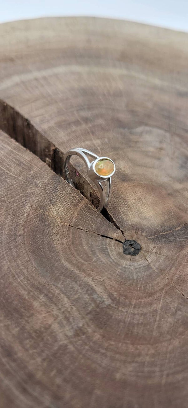Silberring mit Opal