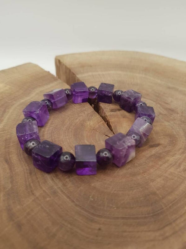 Armband aus Amethyst