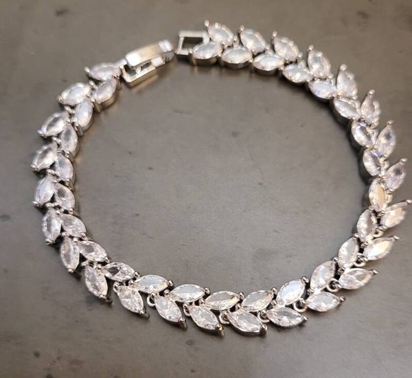 Bracelet rivière de diamants crystal Lizety Swarowski elements