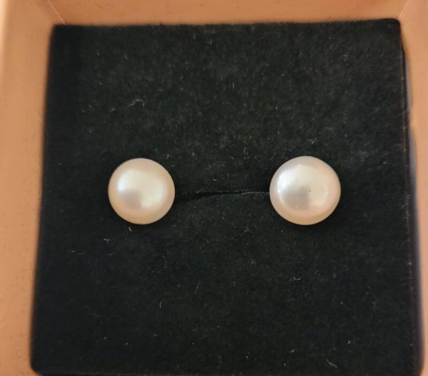 Boucles d'oreilles en Argent véritables perles naturelles