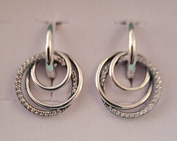 Boucles d'oreilles pendantes en Argent