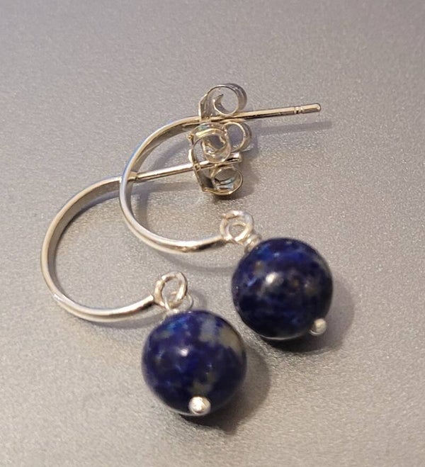 Boucles d'oreilles en Argent et véritables perles naturelles