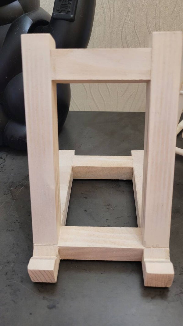 Repose Ipad en bois naturel