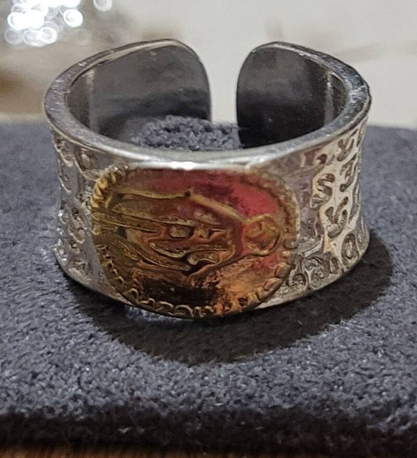 Bague en argent ajustable