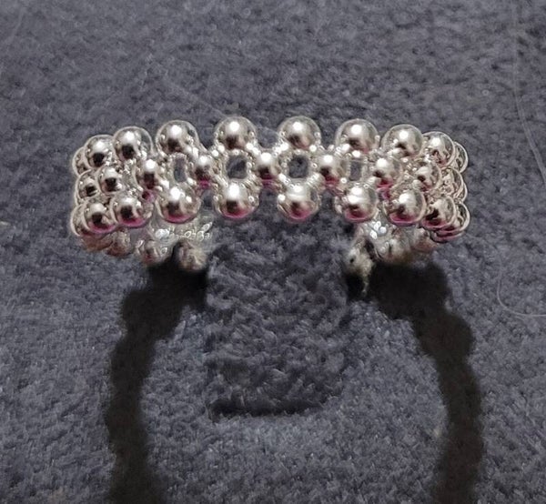 Bague en argent ajustable