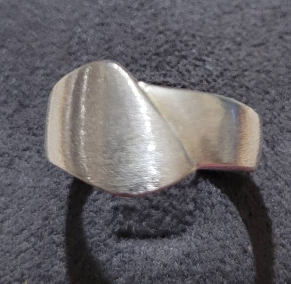 Bague en argent ajustable