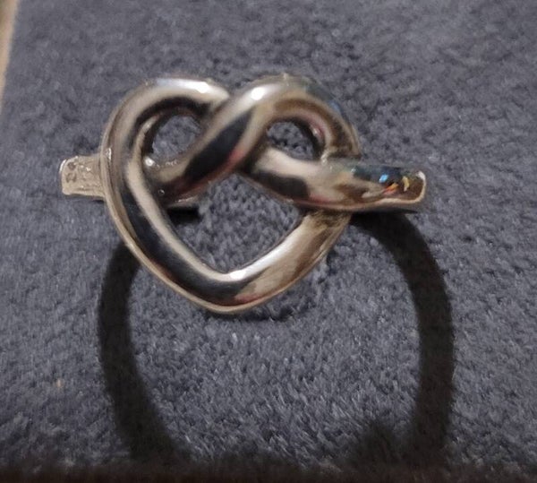 Bague en argent ajustable