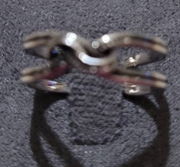 Bague en argent ajustable