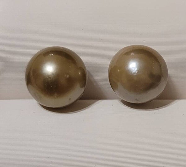 Boucles d'oreilles en Argent perles de tahiti
