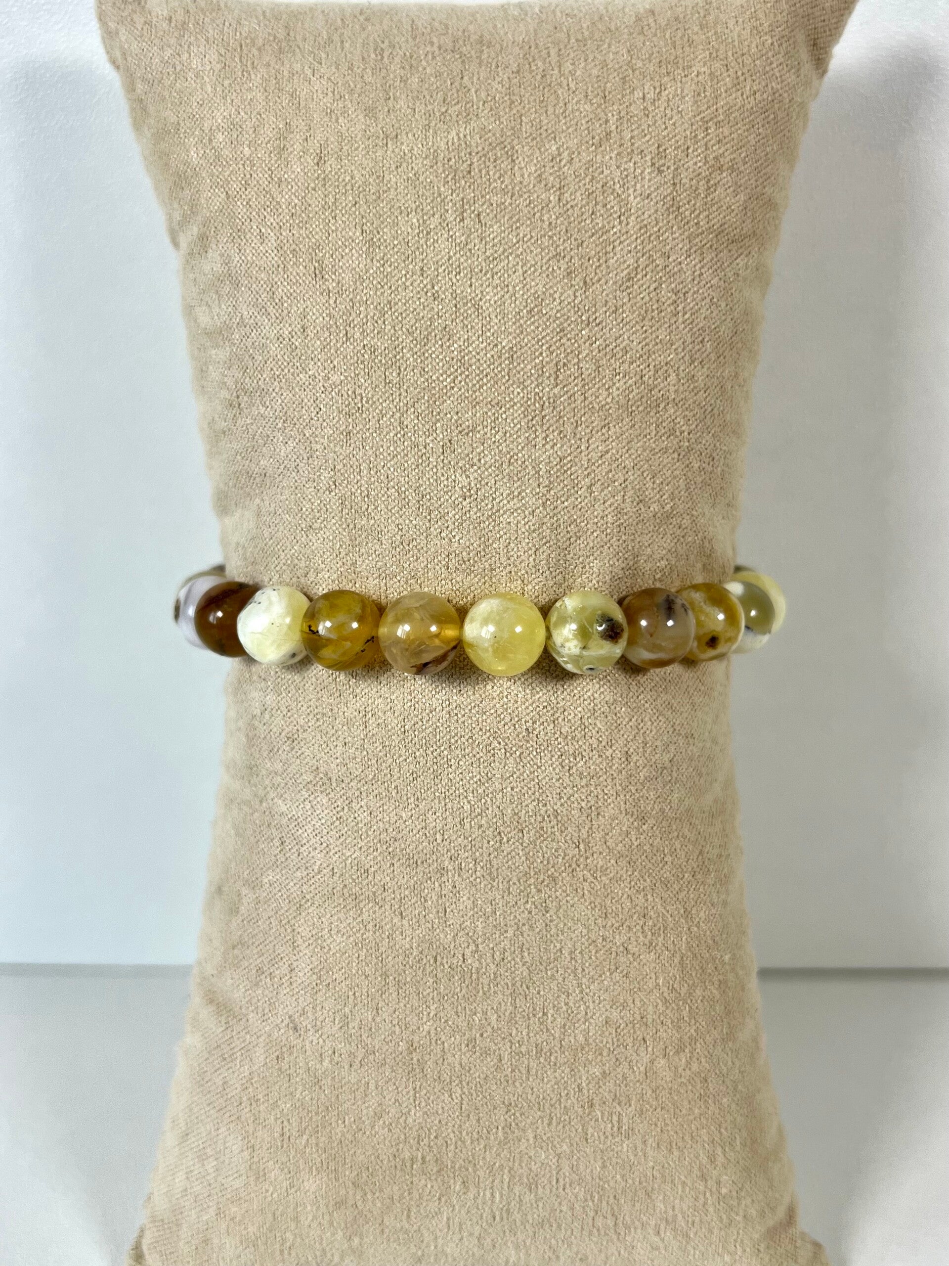 Gele opaal armband