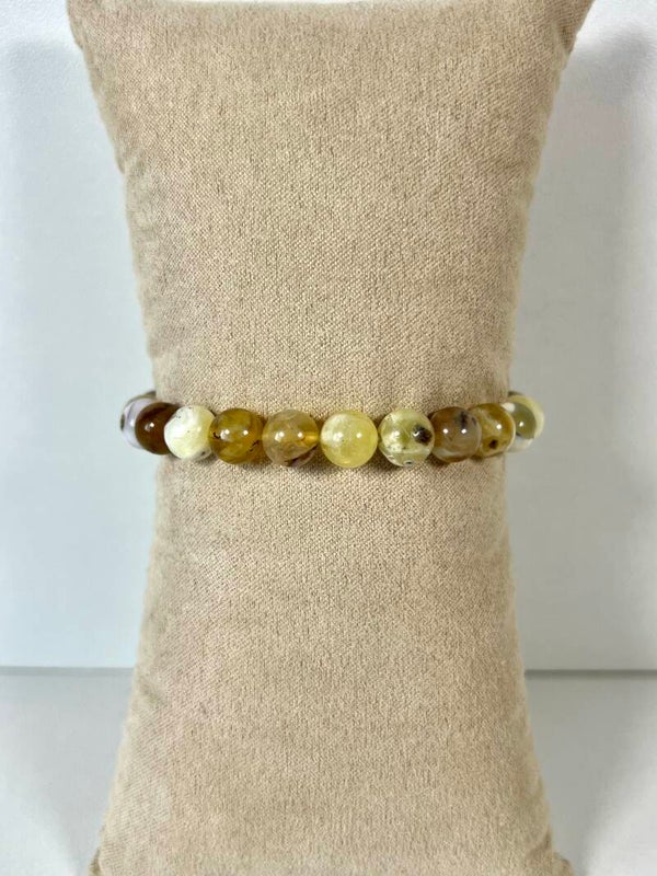 Gele opaal armband