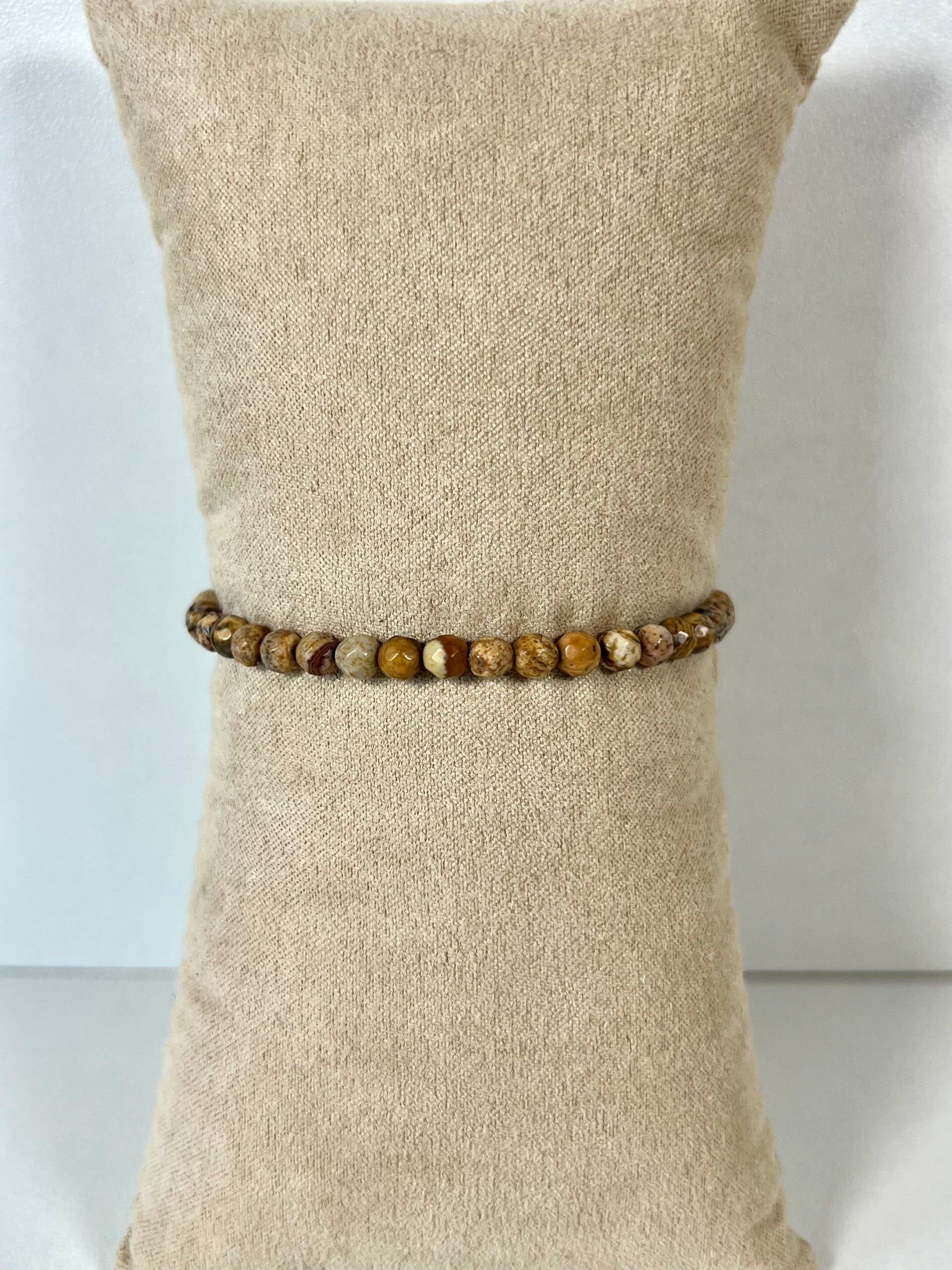 Landschap jaspis facetarmband