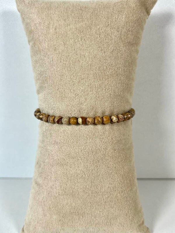 Landschap jaspis facetarmband