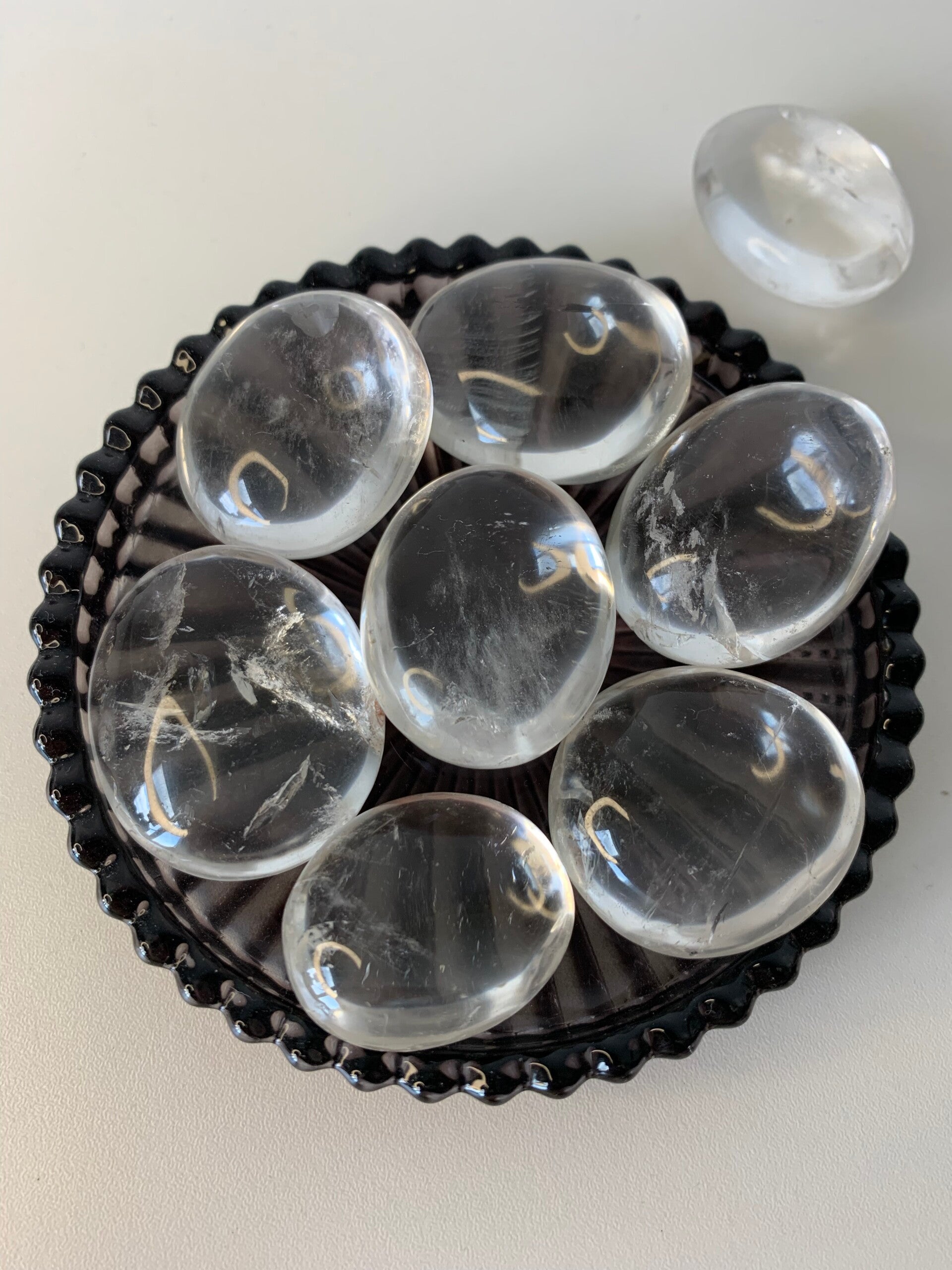 Bergkristal trommelsteen