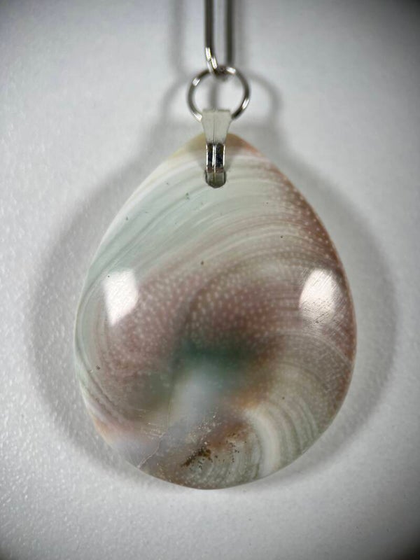 Eye of St. Lucia zilveren ketting