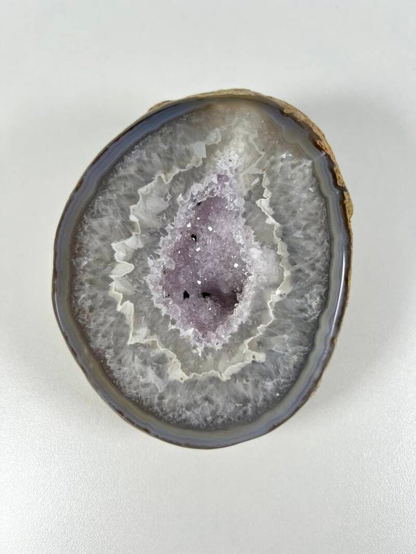 Agaat geode helft